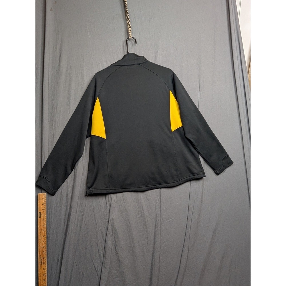 Tri-Mountain Performance Jacket Women's M Black Yellow Full Zip Windbreaker - Picture 5 of 7
